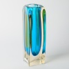 A Large Murano Cased Glass Vase