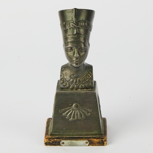 A Cast Statue of Queen Nefertiti