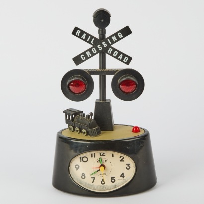 A Railway Crossing Alarm Clock
