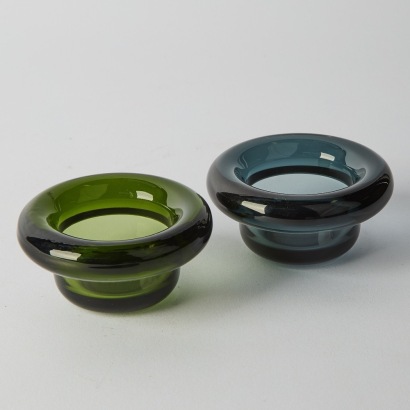 A Pair Of Sirkel Candle Holders For Nedre Foss