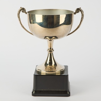 A Large Metal Blank Trophy