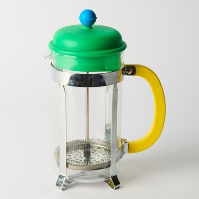 A Limited Edition 70th Anniversary Bodum Tri-Colour Plunger