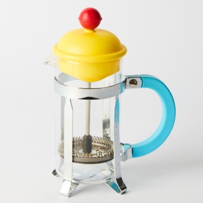 A Bodum Pyrex Coffee Pot