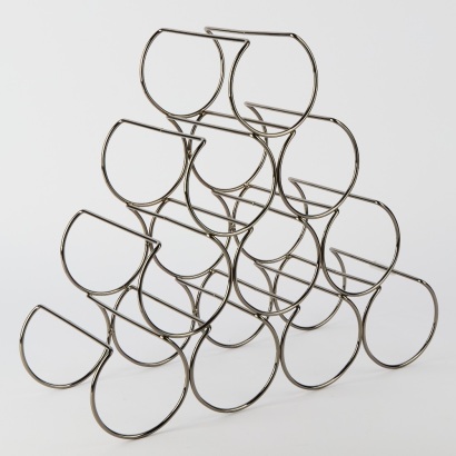 A Black Onyx Wine Holder