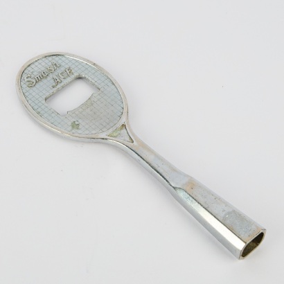 Vintage 'Smash Ace' Chrome Tennis Racket Bottle Opener