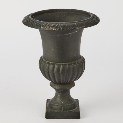 A Vintage Small Cast Iron Urn
