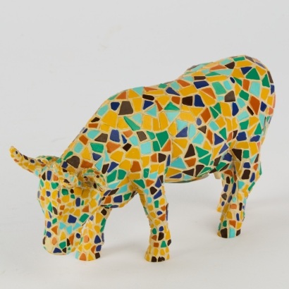 A Cow Parade 'Moozaic' No.9143