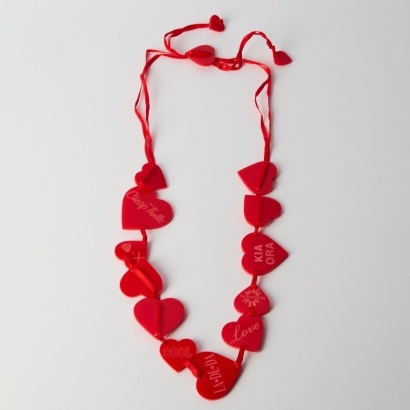 A Doris de Pont Perspex Necklace
