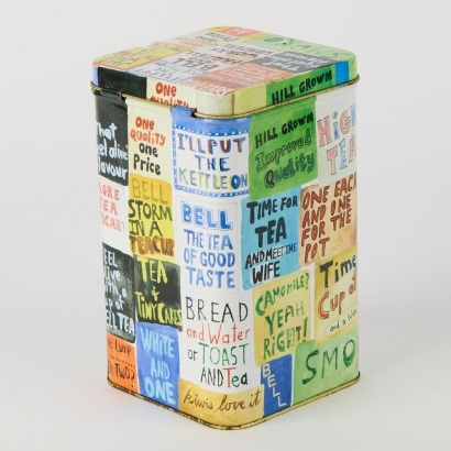 A Dick Frizzell Bell Tea Tin