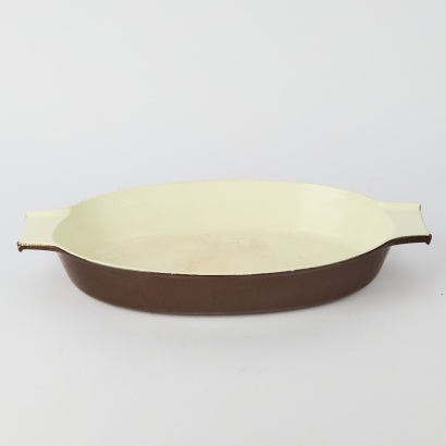 A Copco Cast Iron Skillet Au Gratin designed by Michael Lax