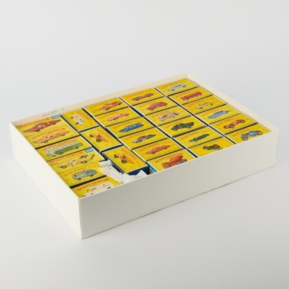 A Carton of Matchbox Lesney Regular Wheels Yellow Box