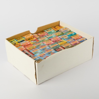 A Carton of Matchbox Superfast Picture Box Cars