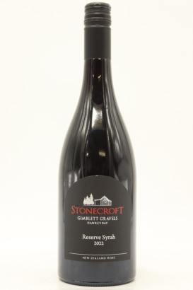 (1) 2022 Stonecroft Reserve Syrah, Gimblett Gravels [JR17] &diams;