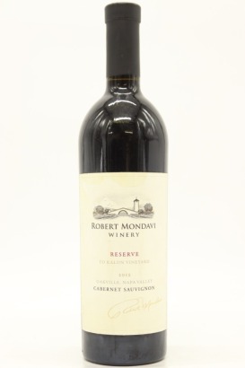 (1) 2012 Robert Mondavi Winery 'Reserve' To Kalon Vineyard Cabernet Sauvignon, Oakville [JR16.5] &diams;