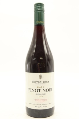 (1) 2019 Felton Road Block 3 Pinot Noir, Bannockburn [JR17.5] [RP95] &diams;