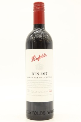 (1) 2020 Penfolds Bin 407 Cabernet Sauvignon, South Australia [JR17] &diams;