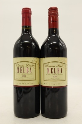 (2) 2000 Kumeu River Melba Merlot - Malbec, Kumeu (Different Closure Comparison) &diams;