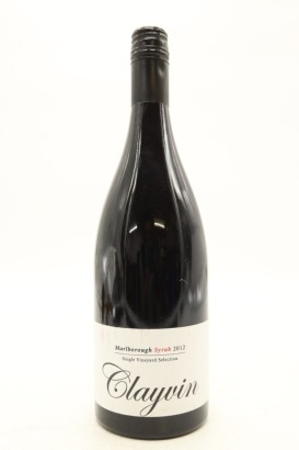 (1) 2012 Giesen Single Vineyard Clayvin Syrah, Marlborough [JR16.5] &diams;