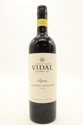 (1) 2014 Vidal Estate Legacy Cabernet Sauvignon, Gimblett Gravels &diams;