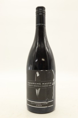 (1) 2014 Squawking Magpie The Stoned Crow Syrah, Gimblett Gravels [JR17] &diams;