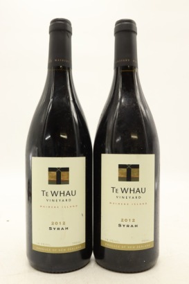 (2) 2012 Te Whau Syrah, Waiheke Island &diams;