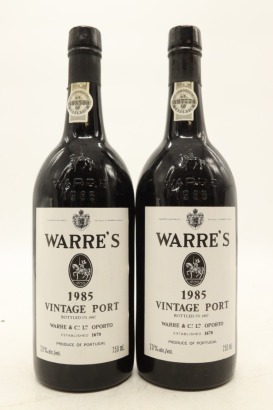 (2) 1985 Warre's Vintage Port, Portugal, 20% ABV [JR18] &diams;