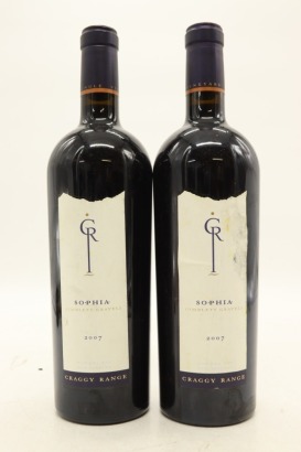 (2) 2007 Craggy Range 'Sophia', Gimblett Gravels [JR17] &diams;