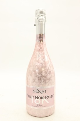 (1) NV Sensi 18K Pure Gold Pinot Noir Rose Brut, Veneto