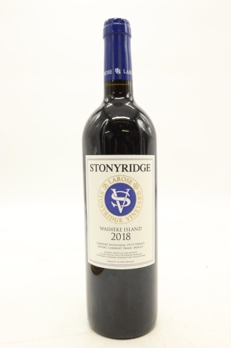 (1) 2018 Stonyridge Vineyard Larose, Waiheke Island