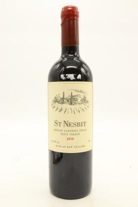 (1) 2010 St Nesbit Cabernet Merlot Petit Verdot, Auckland