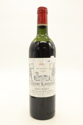(1) 1979 Chateau Lagrange, St Julien (UMS)