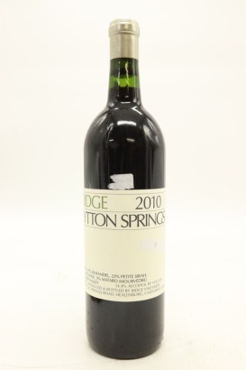 (1) 2010 Ridge Vineyards Lytton Springs, Dry Creek Valley