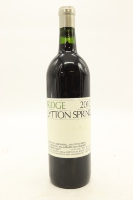 (1) 2010 Ridge Vineyards Lytton Springs, Dry Creek Valley