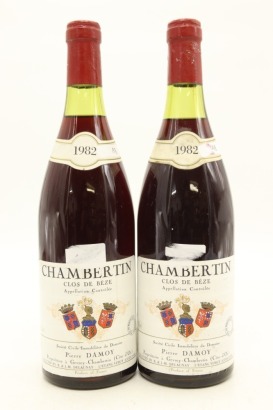 (2) 1982 Domaine Pierre Damoy Chambertin Clos-de-Beze Grand Cru, Cote de Nuits