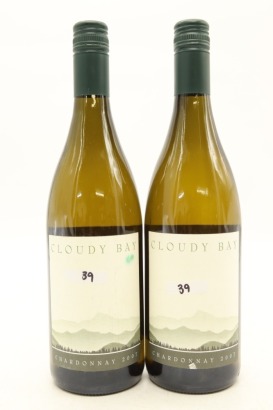 (2) 2007 Cloudy Bay Chardonnay, Marlborough [JR17] [BC96]
