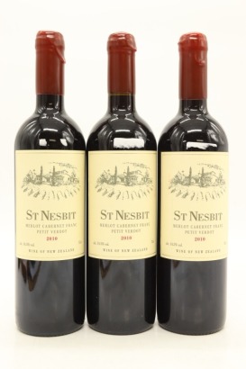 (3) 2010 St Nesbit Cabernet Merlot Petit Verdot, Auckland