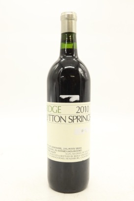 (1) 2010 Ridge Vineyards Lytton Springs, Dry Creek Valley