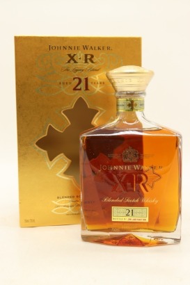 (1) Johnnie Walker The Legacy Blend 'XR' 21 Year Old Blended Malt Scotch Whisky, 750ml, 40% ABV (GB)