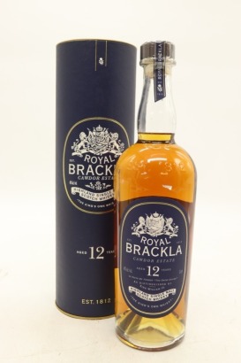 (1) Royal Brackla Cawdor Estate 12 Year Old Single Malt Scotch Whisky, 1000ml (GB)
