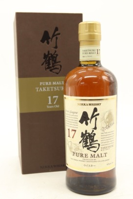 (1) Nikka Taketsuru Pure Malt 17 Year Old Blended Japanese Malt Whisky, 43% ABV