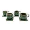 A Green Glazed Tea Set - 6