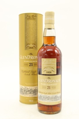 (1) Glendronach Parliament 21 Year Old Single Malt Scotch Whisky, 48% ABV (GB)