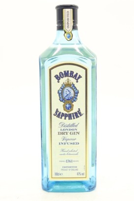 (1) Bombay Sapphire London Dry Gin, England, 1000ml, 47% ABV