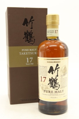 (1) Nikka Taketsuru Pure Malt 17 Year Old Blended Japanese Malt Whisky, 43% ABV