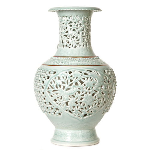 A Chinese Celadon Glazed Vase