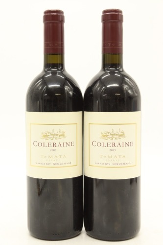 (2) 2009 Te Mata Estate Coleraine, Hawke's Bay [JR16.5]