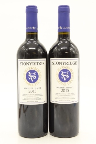 (2) 2015 Stonyridge Vineyard Larose, Waiheke Island