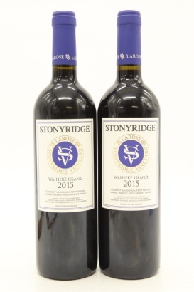 (2) 2015 Stonyridge Vineyard Larose, Waiheke Island