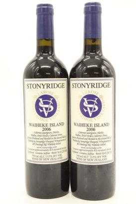 (2) 2006 Stonyridge Vineyard Larose, Waiheke Island