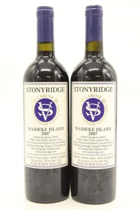 (2) 2007 Stonyridge Vineyard Larose, Waiheke Island